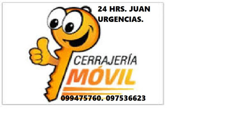 Imagen 2 de 5 de Cerrajero Juan. Autos Y Casas. Codificadas 099475760 24 Hrs.