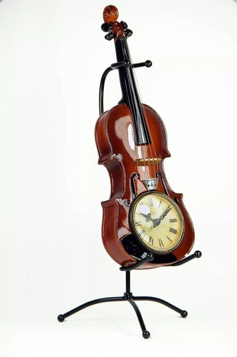 Reloj Decorativo Con Forma De Violín
