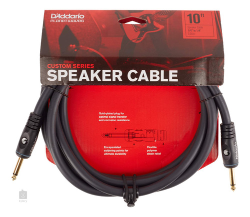 Cabo Para Gabinete Speaker Amplificador Daddario 3mt Pw-s-10