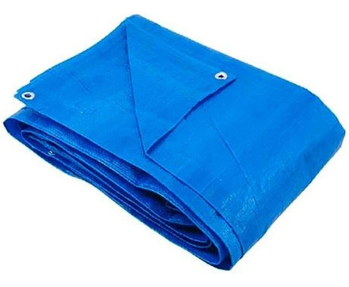 Lona Plastica Carreteiro Itap Azul Reforçada 4x4 Com Ilhoes