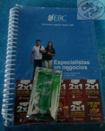 Libreta De Bienvenida Escuela Bancaria Y Comercial Sin Abrir