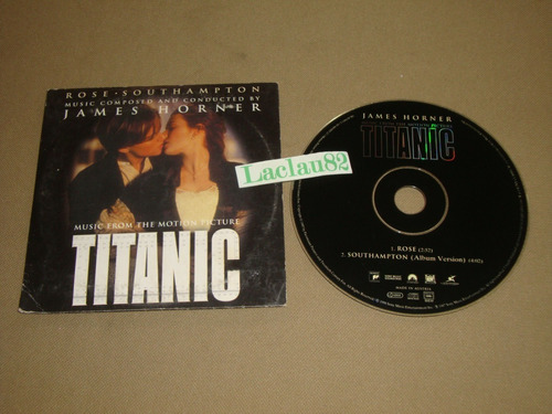 Titanic Rose Southampton 1997 Sony Cd Promo Single