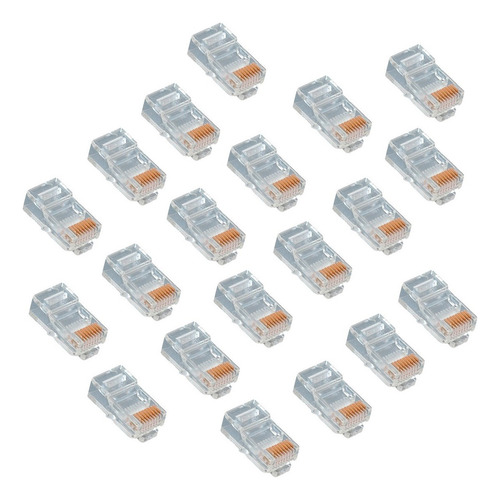 Conector De Red Plug Rj45 Cat 5e X 20 Unidades 