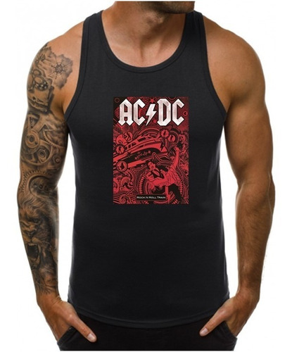 Polera Musculosa Ac+dc