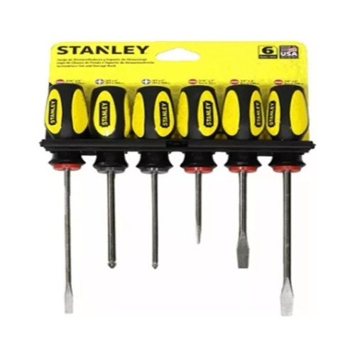 Juego De 6 Desarmadores Stanley Basic 60-060s Ó 60-060 S