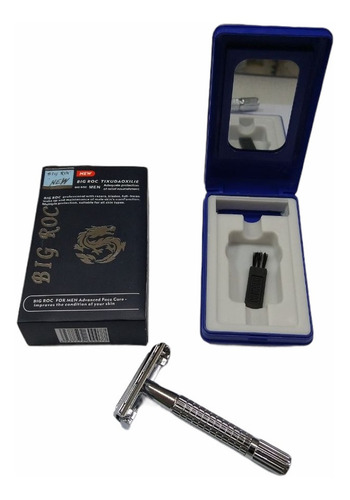 Imagen 5 de 8 de Máquina De Afeitar Metálica Nueva Para Hojas Gillette Estilo Antiguo -distr. Oficial Perfumeria Family
