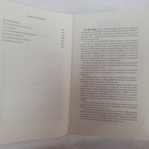 Harry Potter 6 Et Le Prince De Sang Mele Rowling Gallimard
