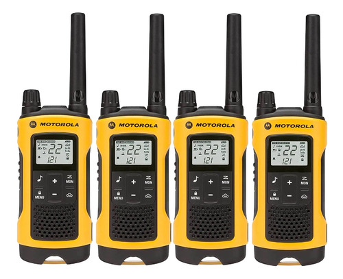 4x Handy Motorola Walkie Talkie T402 Ip54 Ivox/vox 56km