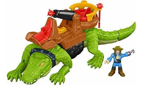 Juguetes Fisher-price Imaginext Anzuelo Pirata Y Cocodrilo, 