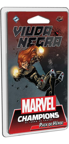 Juego De Mesa Marvel Champions Pack De Heroe : Viuda Negra