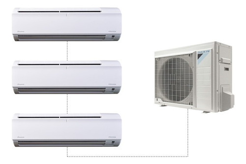 Aire Multisplit Daikin Inverter 2500w+3500w+5600w+6300w