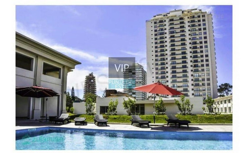 Imagen 6 de 20 de Vendo Hermoso Departamento En Torre Con Servicios Y Vista Al Mar - Punta Del Este Roosevelt