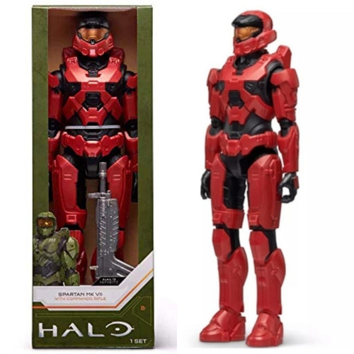 Boneco Halo Spartan Mk Vlll Série Infinite 30cm Articulado.