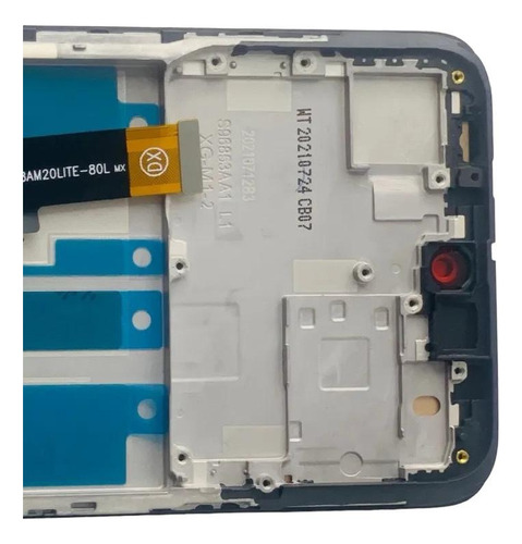 Display Compatible Moto Edge 20 Lite Oled Con Marco Xt2139 Negro