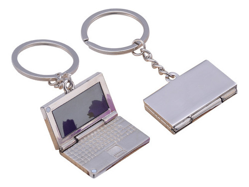Mini Llavero De Metal Para Computadora Portátil Con Simulaci