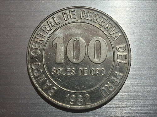 Moneda 100 Soles De Oro Año 1982