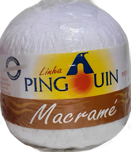 1 Kilo Macramé Pingouin De Algodón 100% Ovillo De 100g Blanco
