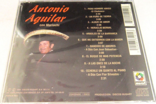 Antonio Aguilar - Un Puño De Tierra Cerrado Cd | MercadoLibre