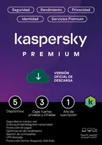 Comprar Kaspersky Premium 5 Dispositivos 3 Kpm 1 Año Total Security
