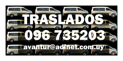 Imagen 5 de 10 de Punta Del Este Traslados Combi Van Camioneta Con Chofer