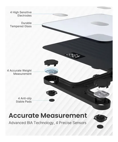 Báscula Inteligente Renpho Elis 1 Recargable Con 13 Monitore