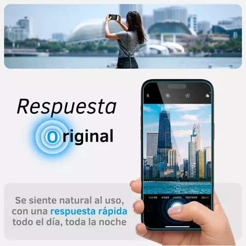 Vidrio Templado Spigen iPhone 15 Plus Glas.tr ez Fit 2-pack - Shop