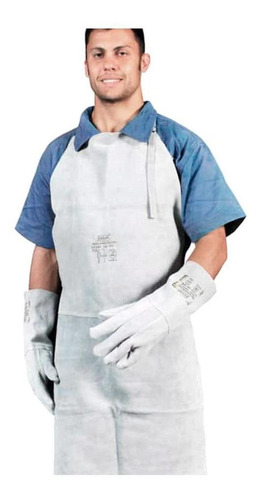 Imagem 2 de 5 de Avental De Raspa Com Emenda 1.00mtx0.60cm - O.m Productions