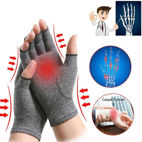 P Guantes Compresibles For Manos For Artritis, Sin Dedos, Tr