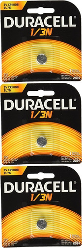 Batería Litio Duracell Dl1/3 N Cr1/3 N 3 V, Dl1/3n, 3 Unidad