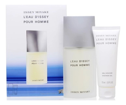 Set Issey Miyake L'eau D'issey Masc Edt 75ml+gel De Baño Ca