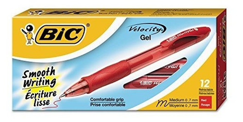 Bicrlc11rd - Bic Velocidad De Bola De Rodillo Retráctil Plum