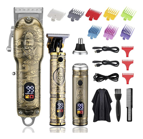 Soonsell Hair Clippers Para Hombre T-blade Trimmer Nose Hair