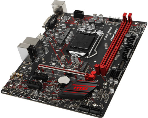 Placa madre Msi H310m Gaming Plus Lga 1151 8ª generación H310 12x, color negro