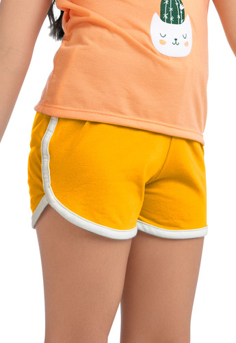 Short Infantil Amarillo Mp 96550