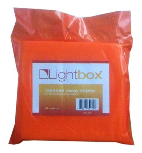 Cleanse Wipes X50 Toallitas De Limpieza Uñas Gel Lightbox