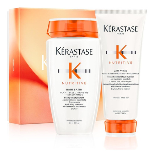 Pack Nutritive Bain + Fondant Para Cabello Seco Kérastase