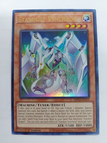 Stardust Synchron Mp22-en119 Ultra Rare Yugioh 