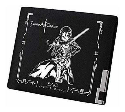 Espada Arte Online Anime Piel Artificial Billfold Bhlsi