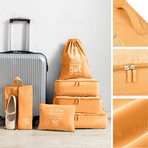 Imagen 8 de 10 de Organizador De Viaje Valija Accesorio Estuche Ropa Neceser