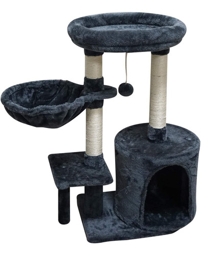 Arbol Para Gatos, Torre Con Postes De Sisal Y Camas