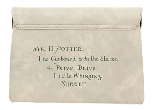 Imagen 7 de 10 de Bolsa Harry Potter Carta De Hogwarts Bioworld Original