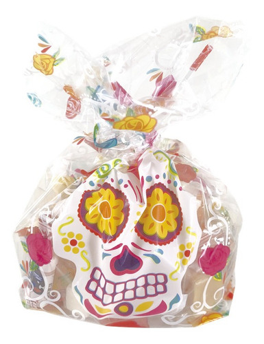 Imagen 2 de 6 de Bolsita Candy Bar Calaca Coco Mexicano X20 Uni