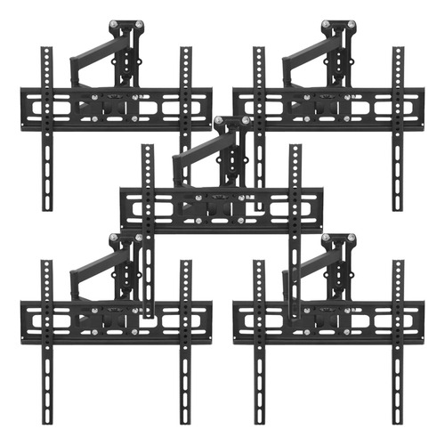 Kit 5 Soportes Tv Brazo Articulado Lucky Owl Pared 26 A 55