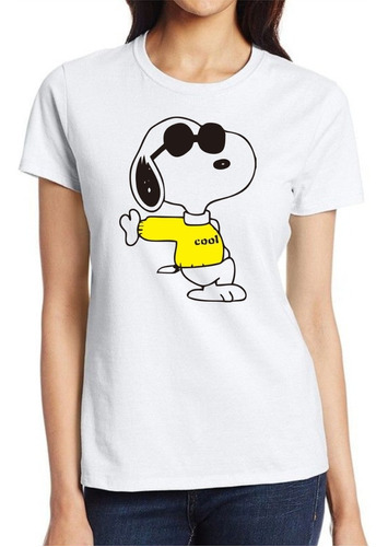 Camisetas Mujer Blusa Dama  Snoopy Cool