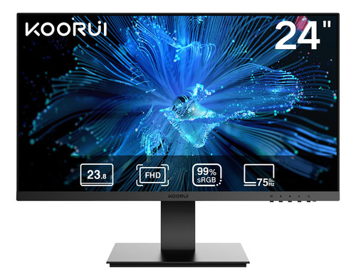 Koorui Monitor De Computadora De 24 Pulgadas Fhd 1920 X 1080