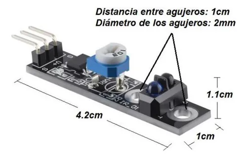 Modulo Tcrt5000 Sensor Para Robot Seguidor De Linea