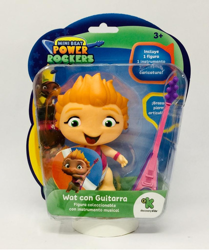 Mini Beat Power Rockers Figura  Wat  Guitarra Discovery Kids