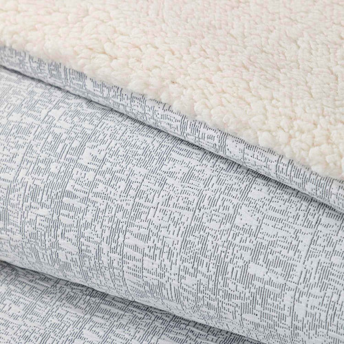 Quilt Reversible Sherpa 2 Plazas Gris