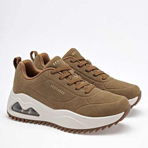 Tenis Mujer Skechers 177540csnt Camel