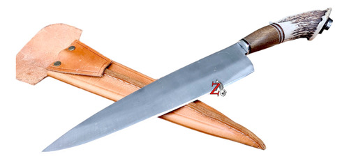 Cuchillo Rustico Asado Brosna 37cm Premiun Ya Afilado